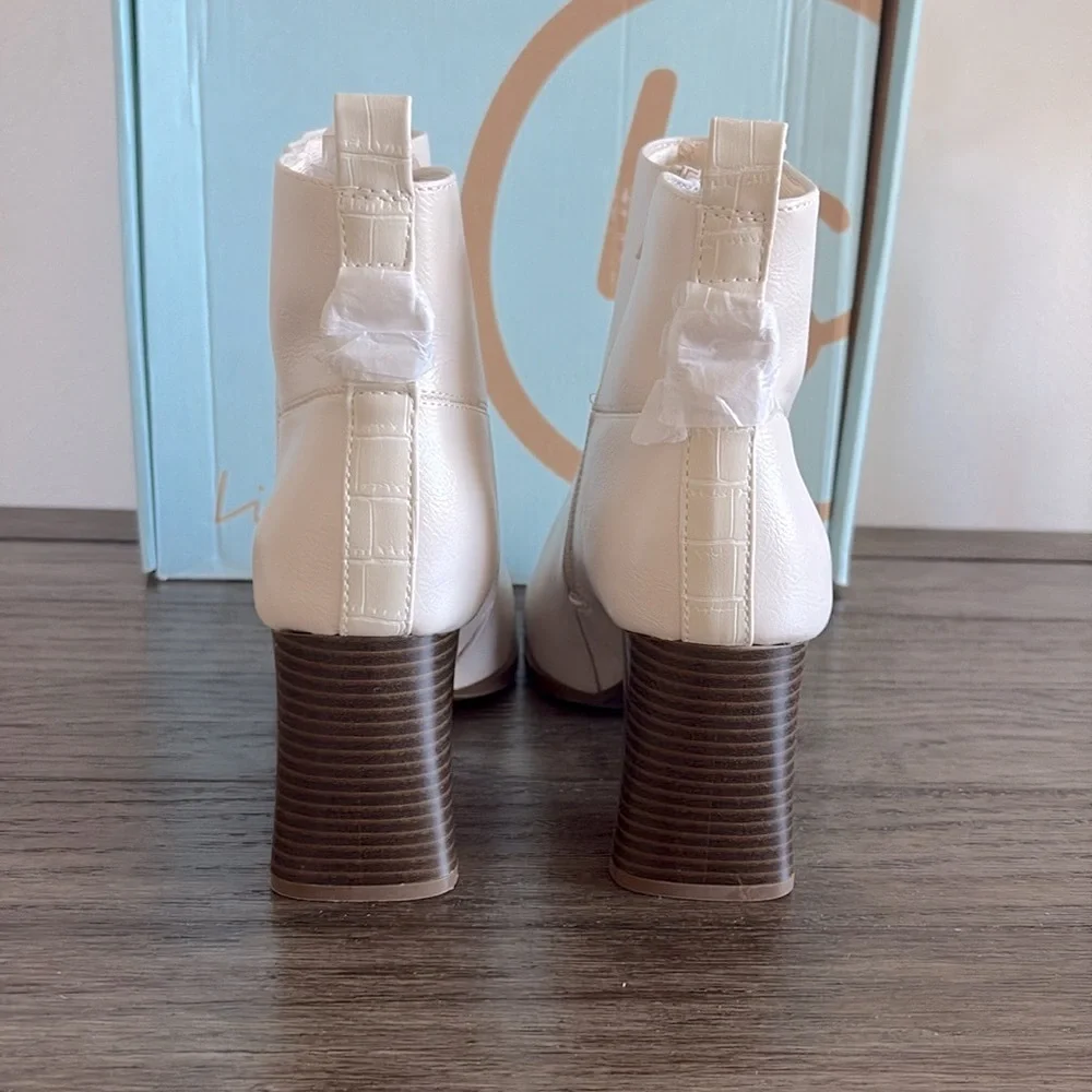 NIB [Life Stride] Foxy Low Block Heel Almond Toe Booties Women’s Sz 10 Wide - Picture 8 of 15